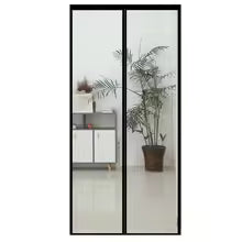 Magnetic Door Screen Custom Size Mosquito Net Curtain Fly Insect Automatic Closing Invisible Mesh For Kitchen indoor living room
